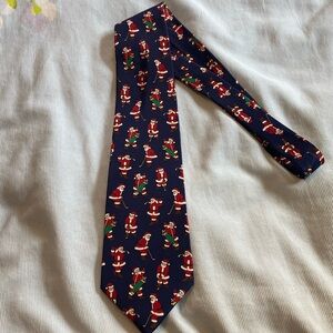 John Henry Santa Claus playing golf tie
